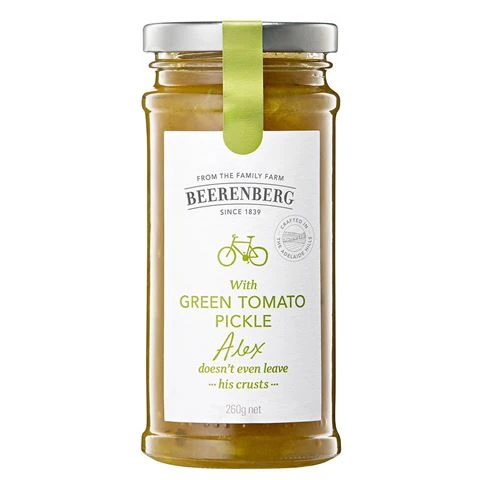 Beerenberg - Green Tomato Pickle 260g 3 Beerenberg - Green Tomato Pickle 260g