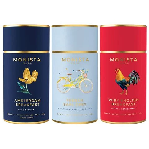 Monista Tea Co. - The Classic Black Collection 3x100g 3 Monista Tea Co. - The Classic Black Collection 3x100g