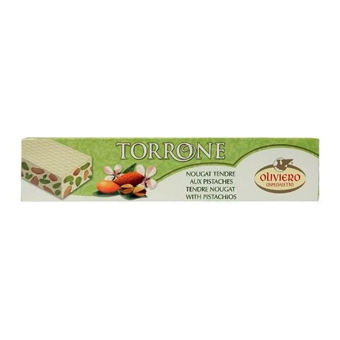 Oliviero - Soft Nougat W/Pistachio & Almonds 150g 3 Oliviero - Soft Nougat W/Pistachio & Almonds 150g