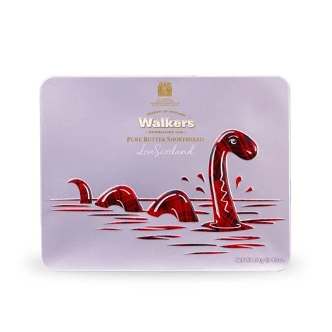 Walkers - Assorted Shortbread Nessie Tin 150g 3 Walkers - Assorted Shortbread Nessie Tin 150g