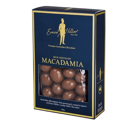 Ernest Hillier - Milk Chocolate Macadamias 240g 3 Ernest Hillier - Milk Chocolate Macadamias 240g