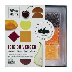 Confidas - Orchard Fruit Jellies W/70% Fruit 240g
