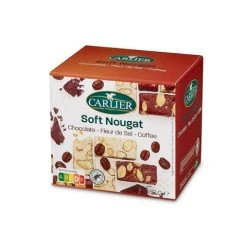 Carlier - Soft Nougat W/Chocolate Flower Of Salt & Coffee 180g