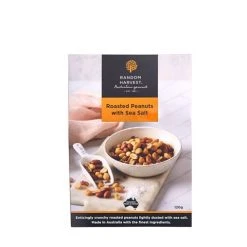 Random Harvest - Roasted Nuts With Sea Salt 120g
