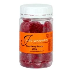 Just Sweets - Raspberry Drops 250g