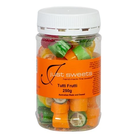 Just Sweets - Tutti Frutti Jar 250g 3 Just Sweets - Tutti Frutti Jar 250g
