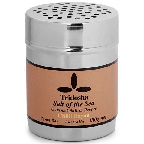 Tridosha - Salt Of The Sea Chilli Bayou W/Canister 150g 3 Tridosha - Salt Of The Sea Chilli Bayou W/Canister 150g