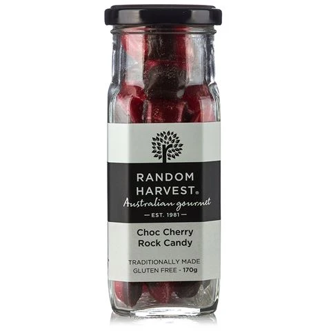 Random Harvest - Choc Cherry Rock Candy 170g 3 Random Harvest - Choc Cherry Rock Candy 170g