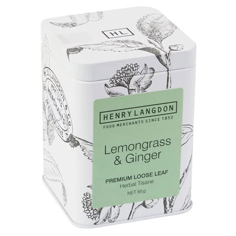 Henry Langdon - Lemongrass & Ginger Loose Leaf Tea 85g 3 Henry Langdon - Lemongrass & Ginger Loose Leaf Tea 85g