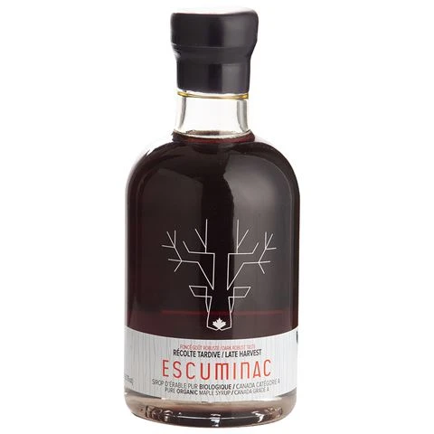Escuminac - Late Harvest Pure Organic Maple Syrup 200ml 3 Escuminac - Late Harvest Pure Organic Maple Syrup 200ml