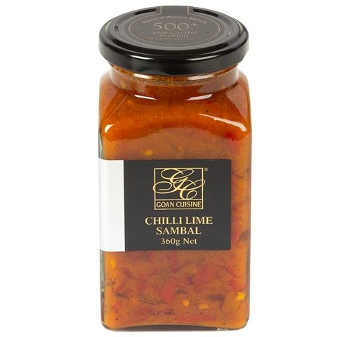 Goan Cuisine - Chilli Lime Sambal 360g 3 Goan Cuisine - Chilli Lime Sambal 360g