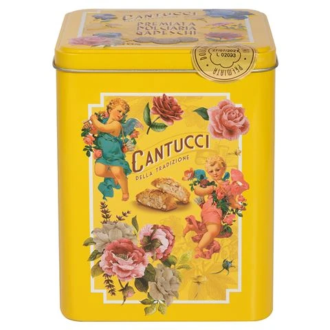 Gadeschi - Cantucci Large Flwoer Tin 500g 3 Gadeschi - Cantucci Large Flwoer Tin 500g