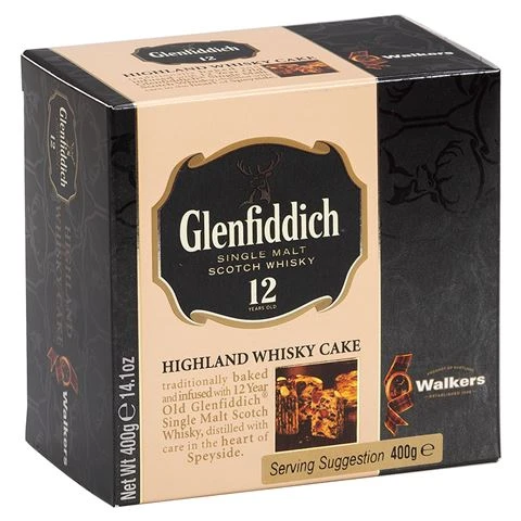 Walkers - Glenfiddich Whiskey Cake 400g 3 Walkers - Glenfiddich Whiskey Cake 400g