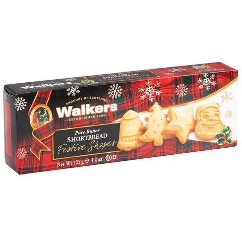 Walkers - Shortbread Festive Shapes 125g 3 Walkers - Shortbread Festive Shapes 125g