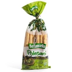 Bertoncello - Polesani Breadsticks With Green Olives 200g
