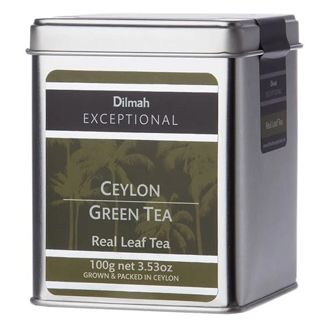 Dilmah - Exceptional Ceylon Green Tea Tin Caddy 100g 3 Dilmah - Exceptional Ceylon Green Tea Tin Caddy 100g