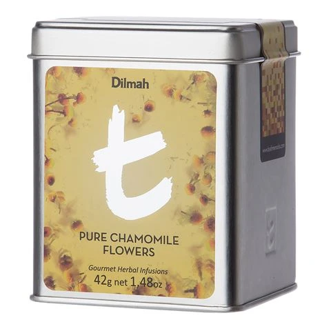 Dilmah - Pure Camomile Flowers Tin Caddy 42g 3 Dilmah - Pure Camomile Flowers Tin Caddy 42g