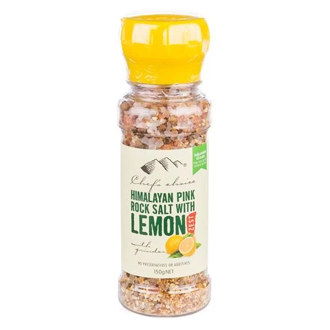 Chef's Choice - Himalayan Pink Rock Salt With Lemon 150g 3 Chef's Choice - Himalayan Pink Rock Salt With Lemon 150g