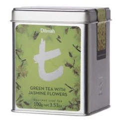 Dilmah - T-Series Green Tea W/Jasmine Flowers Tin Caddy 100g