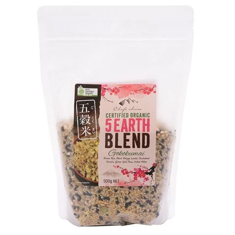 Chef's Choice - Cert. Organic 5 Earth Blend Gokokumai 500g 3 Chef's Choice - Cert. Organic 5 Earth Blend Gokokumai 500g