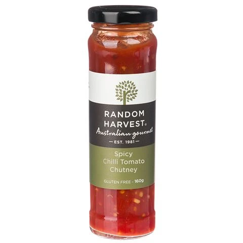 Random Harvest - Spicy Chilli Tomato Chutney 160g 3 Random Harvest - Spicy Chilli Tomato Chutney 160g