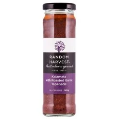 Random Harvest - Kalamata W/ Roasted Garlic Tapenade 140g