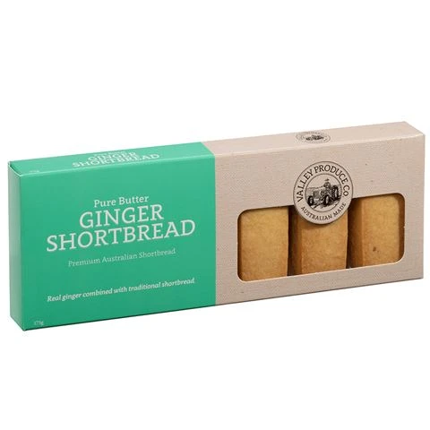 Valley Produce Company VPC - Pure Butter Ginger Shortbread 175g 3 Valley Produce Company VPC - Pure Butter Ginger Shortbread 175g