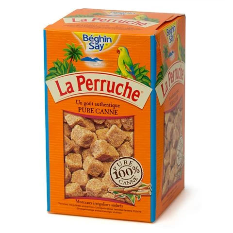 La Perruche - Pure Cane Sugar Amber Rough Cut Cubes 750g 3 La Perruche - Pure Cane Sugar Amber Rough Cut Cubes 750g