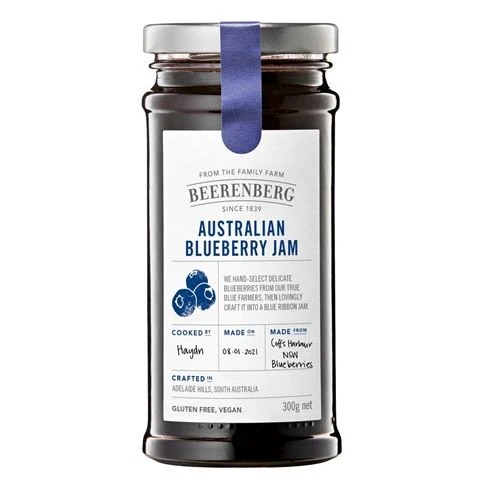 Beerenberg - Blueberry Jam 300g 3 Beerenberg - Blueberry Jam 300g