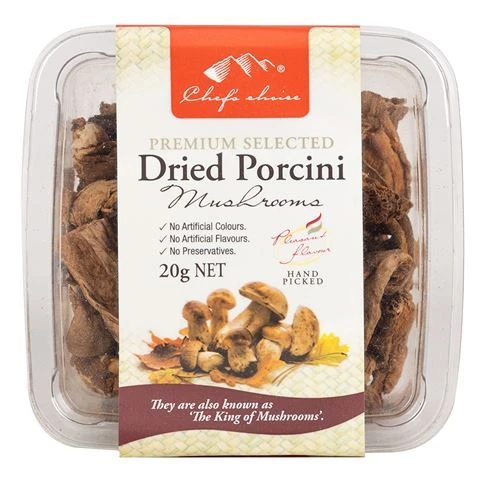 Chef's Choice - Dried Porcini Mushroom 20g 3 Chef's Choice - Dried Porcini Mushroom 20g