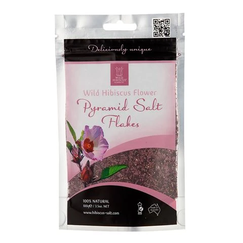 Wild Hibiscus - Hibiscus Flower Salt 100g 3 Wild Hibiscus - Hibiscus Flower Salt 100g