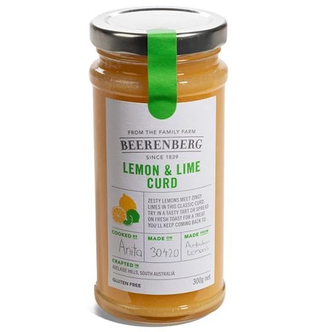 Beerenberg - Lemon & Lime Curd 300g 3 Beerenberg - Lemon & Lime Curd 300g
