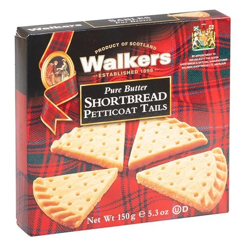 Walkers - Shortbread Petticoat Tails 150g 3 Walkers - Shortbread Petticoat Tails 150g