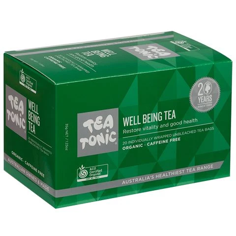 Tea Tonic - Well-Being Tea Organic Teabags 3 Tea Tonic - Well-Being Tea Organic Teabags