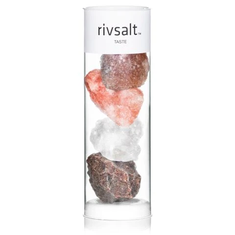 Rivsalt - Taste Set Of Four Rock Salts 3 Rivsalt - Taste Set Of Four Rock Salts