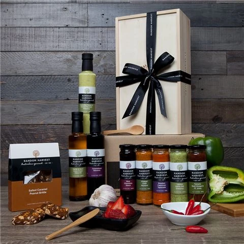 Random Harvest - Gourmet Selection Crate 9pce 3 Random Harvest - Gourmet Selection Crate 9pce
