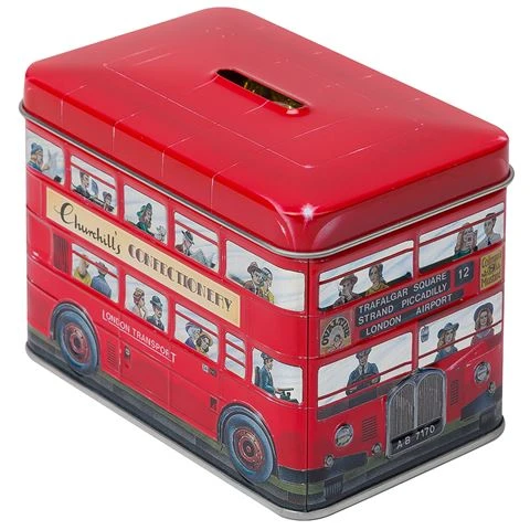 Churchill's - London Bus Toffee Tin 200g 3 Churchill's - London Bus Toffee Tin 200g