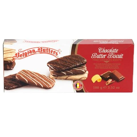 Belgian Butter - Finest Chocolate Butter Biscuits 100g 3 Belgian Butter - Finest Chocolate Butter Biscuits 100g