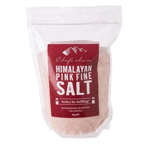 Chef's Choice - Himalayan Pink Fine Salt 1kg 3 Chef's Choice - Himalayan Pink Fine Salt 1kg