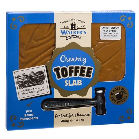 Walkers - Nonsuch Creamy Toffee Slab 400g 3 Walkers - Nonsuch Creamy Toffee Slab 400g