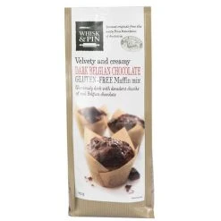 Whisk & Pin - Dark Belgian Chocolate Muffin G/Free Mix 450g