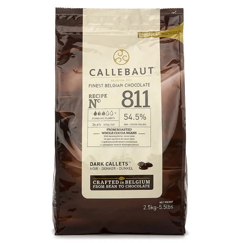 Callebaut - Bittersweet Dark Chocolate Drops 2.5kg 3 Callebaut - Bittersweet Dark Chocolate Drops 2.5kg