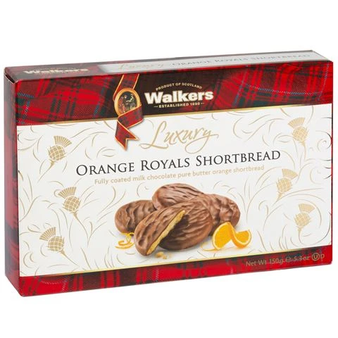 Walkers - Luxury Orange Royals Shortbread 150g 3 Walkers - Luxury Orange Royals Shortbread 150g