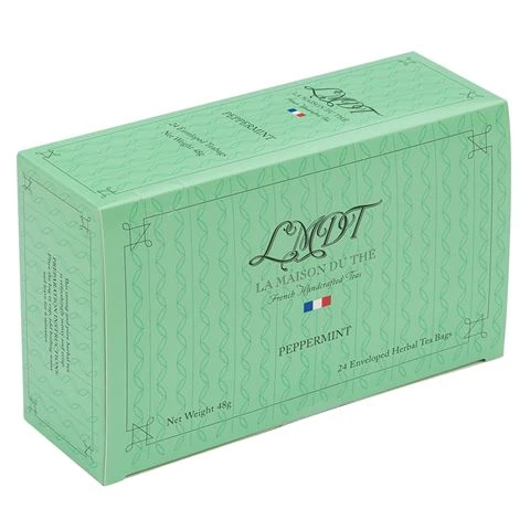 La Maison Du The LMDT - Peppermint Enveloped Tea Bags 24pk 3 La Maison Du The LMDT - Peppermint Enveloped Tea Bags 24pk